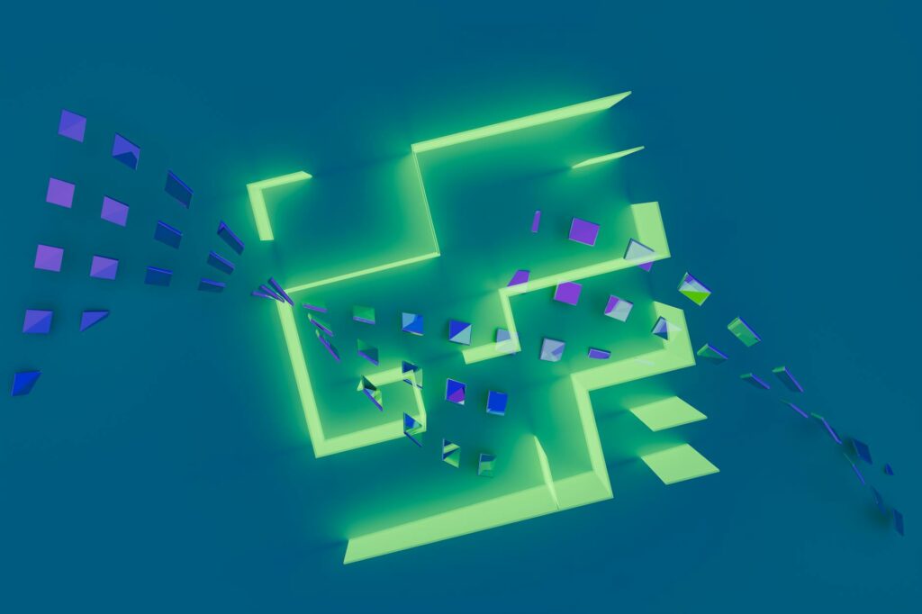 abstract digital art composition
