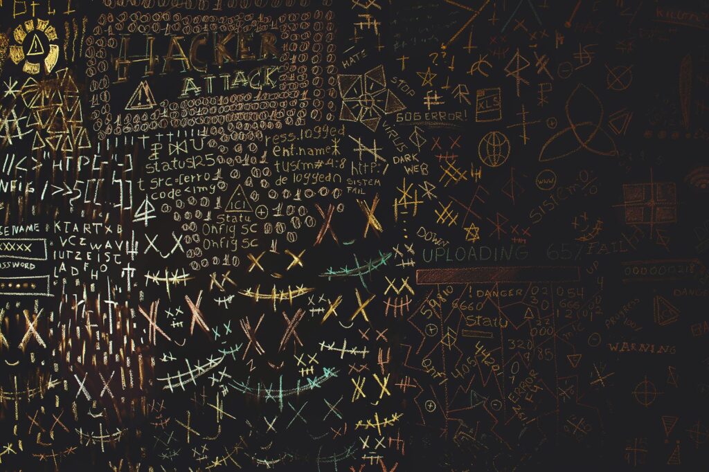 digital enigma abstract