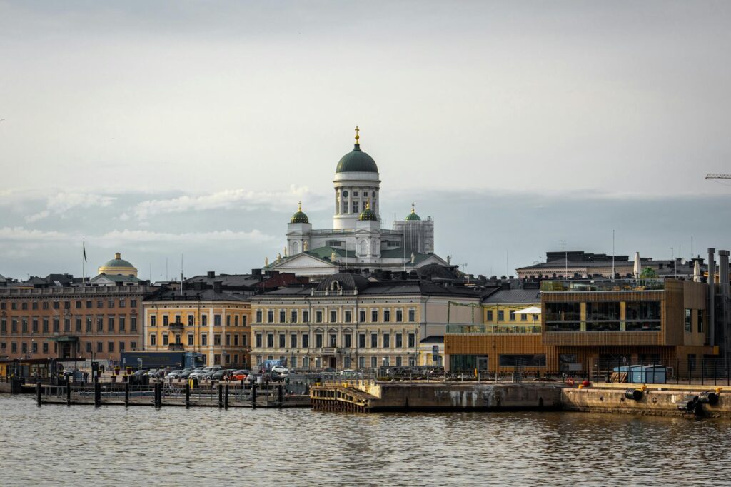 Helsinki cityscape online loan