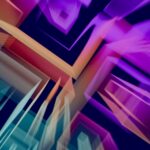 abstract digital art technology