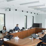 business meeting negotiation table