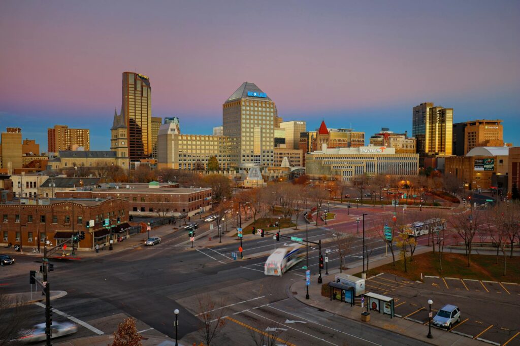 central North Carolina skyline