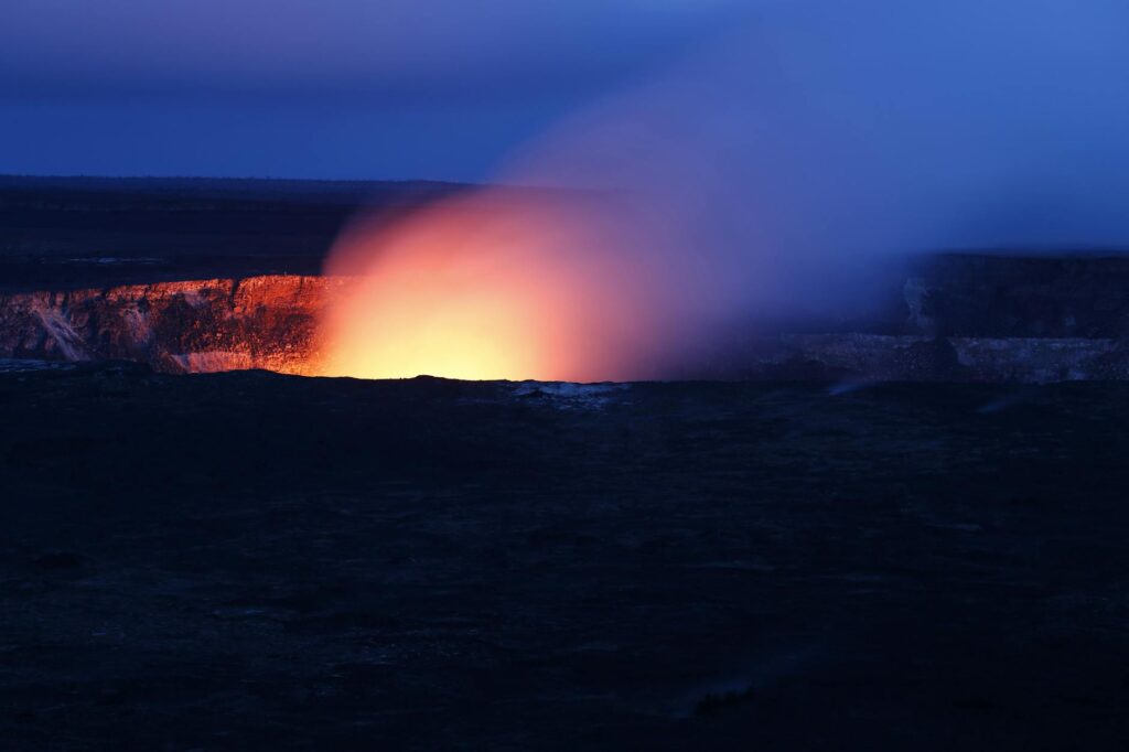 Kilauea eruption lava