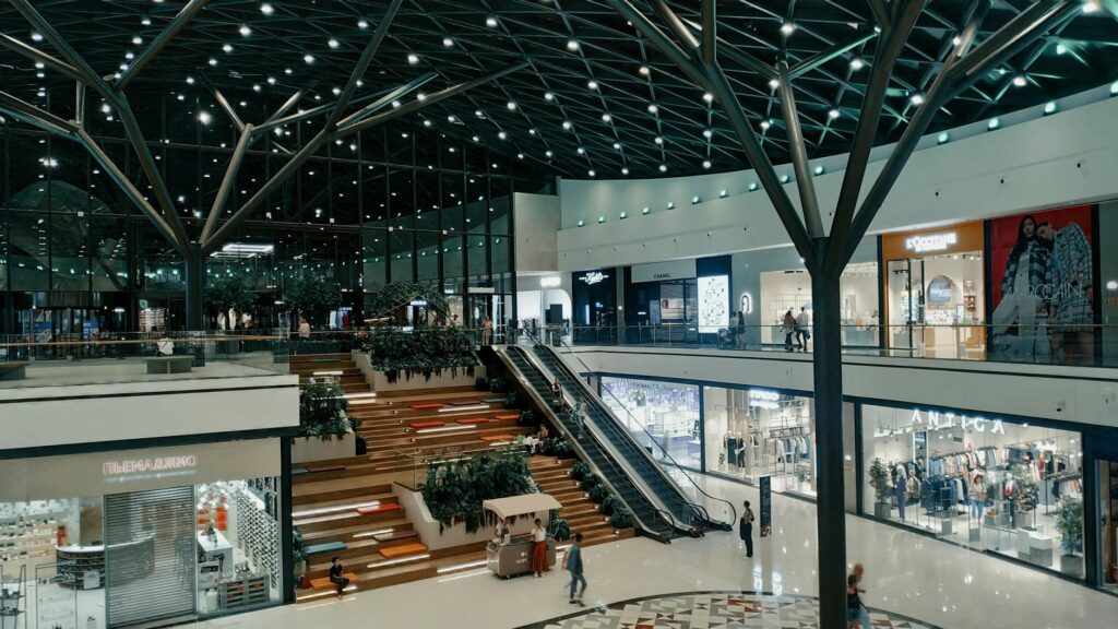 modern shopping mall architecture
