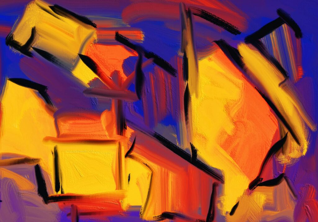 abstract composition art